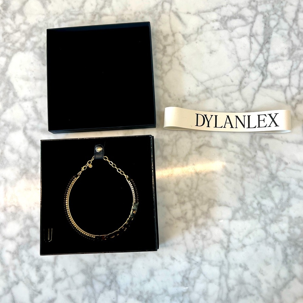 Dylan Lex ABCDEFU Gilded Necklace